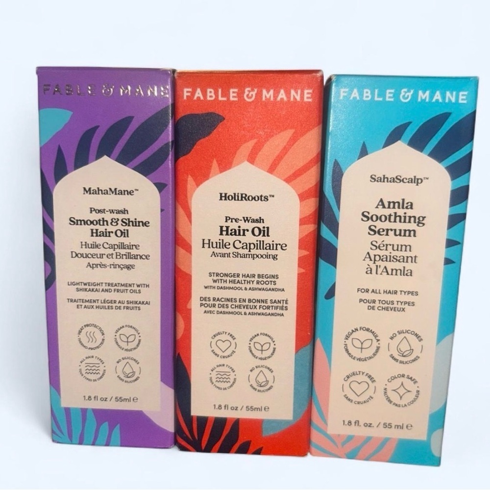 Fable & Mane Hair Oil and Serum Set